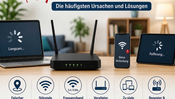 WLAN langsam oder instabil? Die häufigsten Ursachen und Lösungen